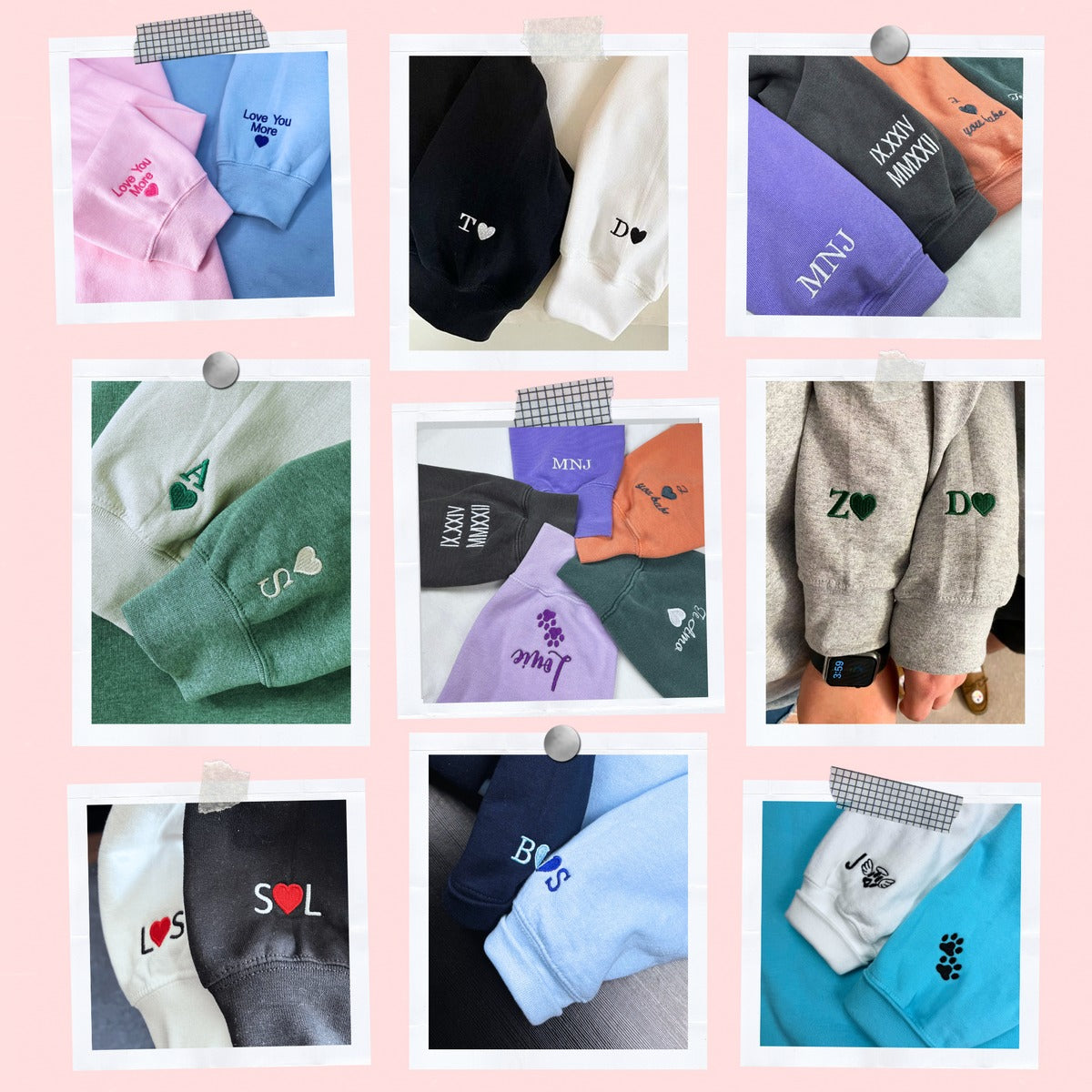 Custom Embroidered Better Together Matching Hoodies for Couples